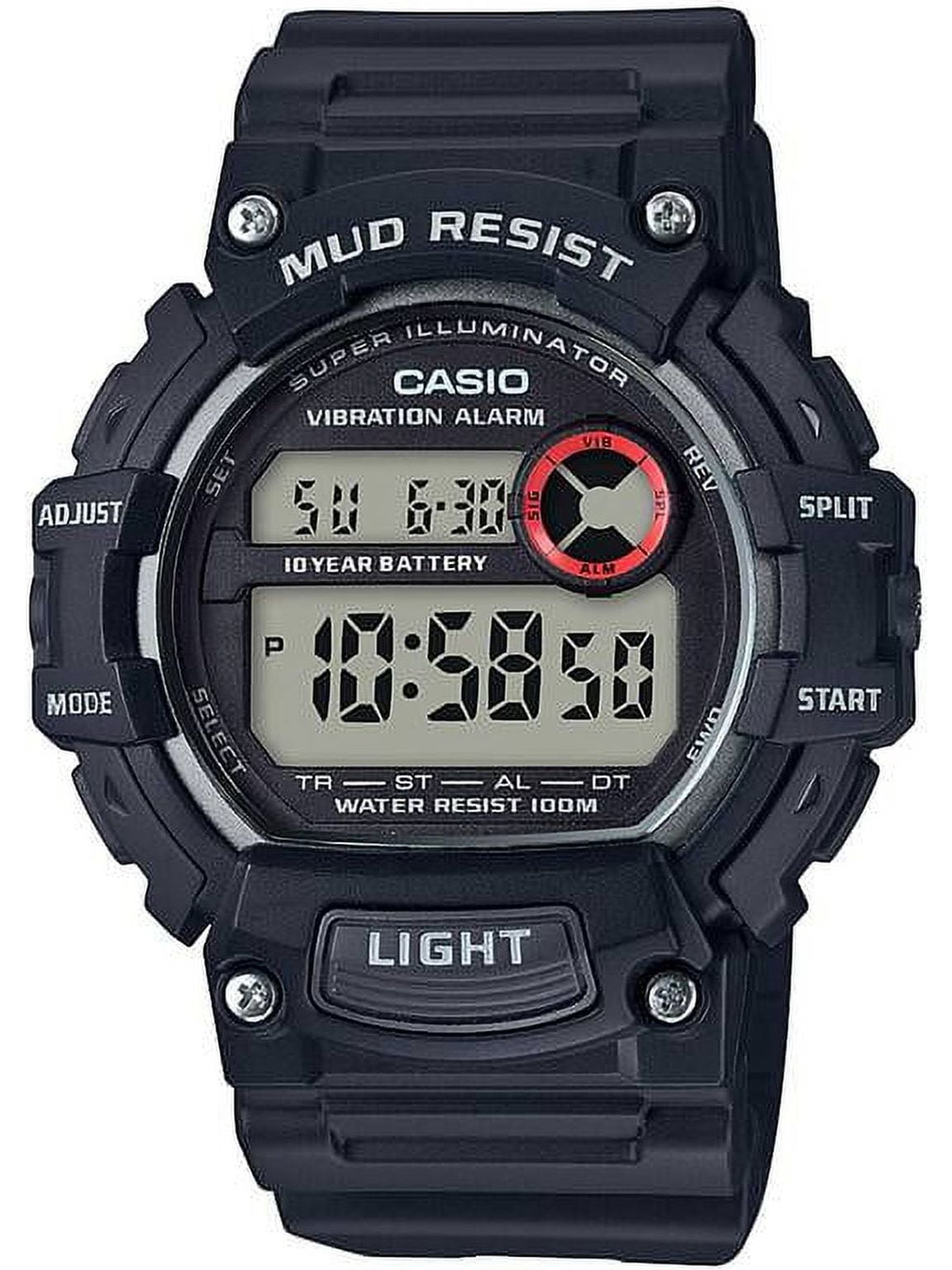Casio Men's Mud-Resistant Sport Watch, Black/Gray TRT110H-1AV