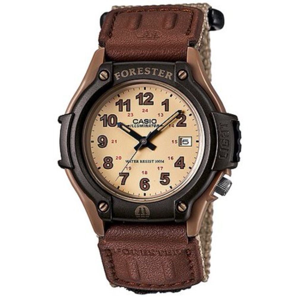 Casio Men's Tan Nylon Strap Wristwatch Model FT500WC-5BVCF