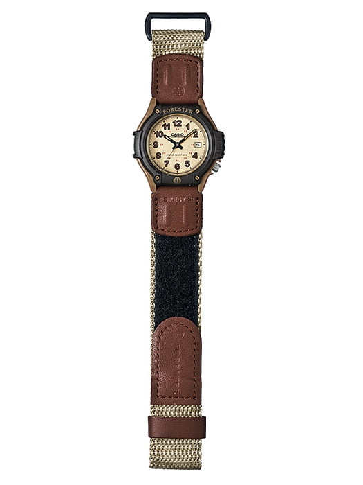 Casio Men's Tan Nylon Strap Wristwatch Model FT500WC-5BVCF - Image 2