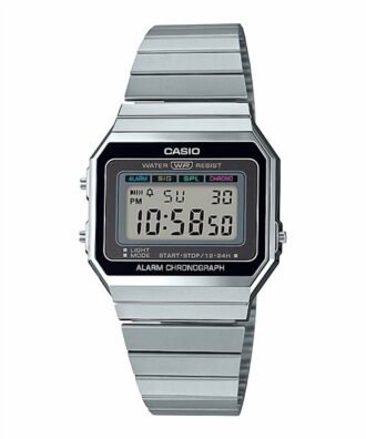 CASIO MEN'S VINTAGE DIGITAL STAINLESS STEEL A700W-1AWT