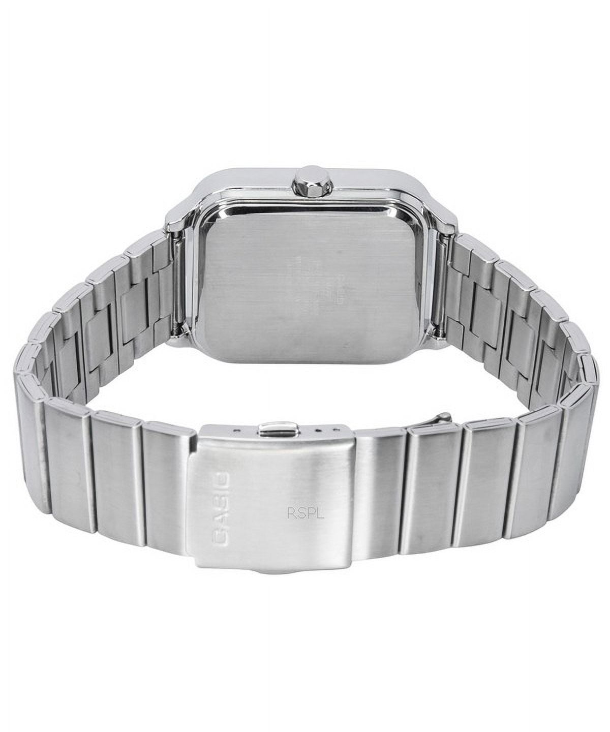 Casio Standard Analog Moon Phase Silver Dial Quartz MTP-M305D-7A Men's Watch - Image 2