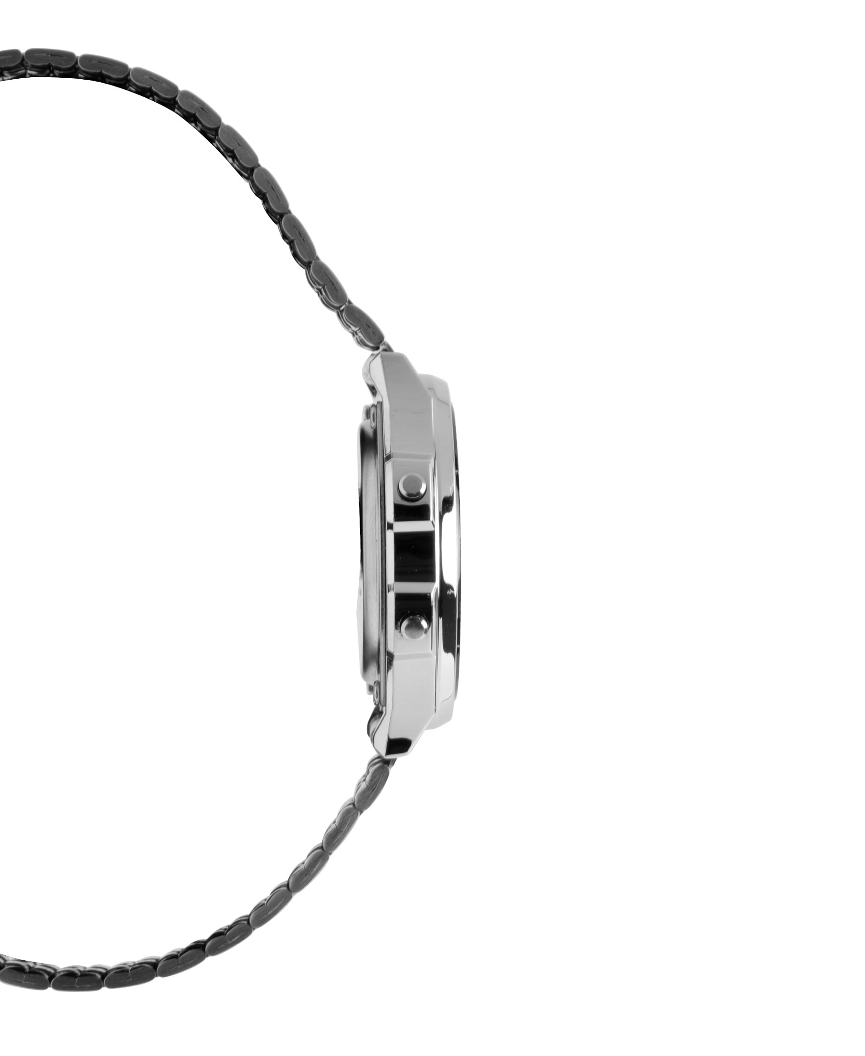 Casio Unisex Classic Digital Watch with Stainless Steel Bracelet A171WE-1A - Image 3