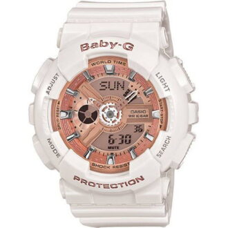 Casio Women's Baby-G Rose gold Dial Watch - BA110-7A1