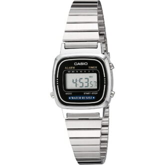 Casio Women's Classic Stainless Steel Digital Watch LA670WA-1