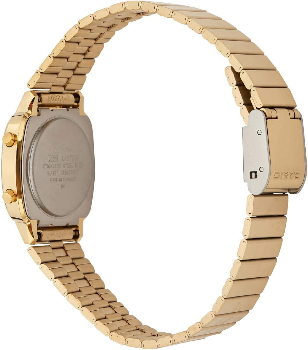 Casio Women's Gold-Tone Classic Digital Watch LA670WGA - Image 3