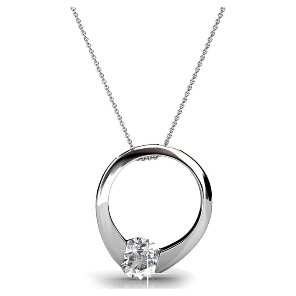 Cate & Chloe Dahlia 18k White Gold Plated Jewelry Set with Swarovski Crystals Gift for Women - Image 5
