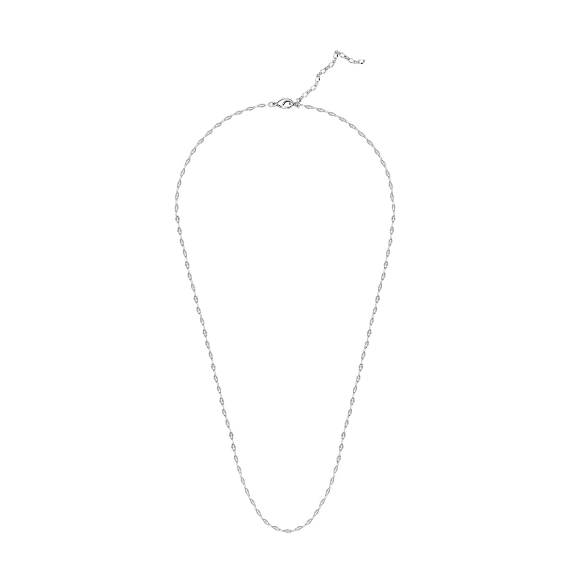 Cate & Chloe Raegan 18k White Gold Plated Stacking Necklace Chain, Gift for Women - Image 5