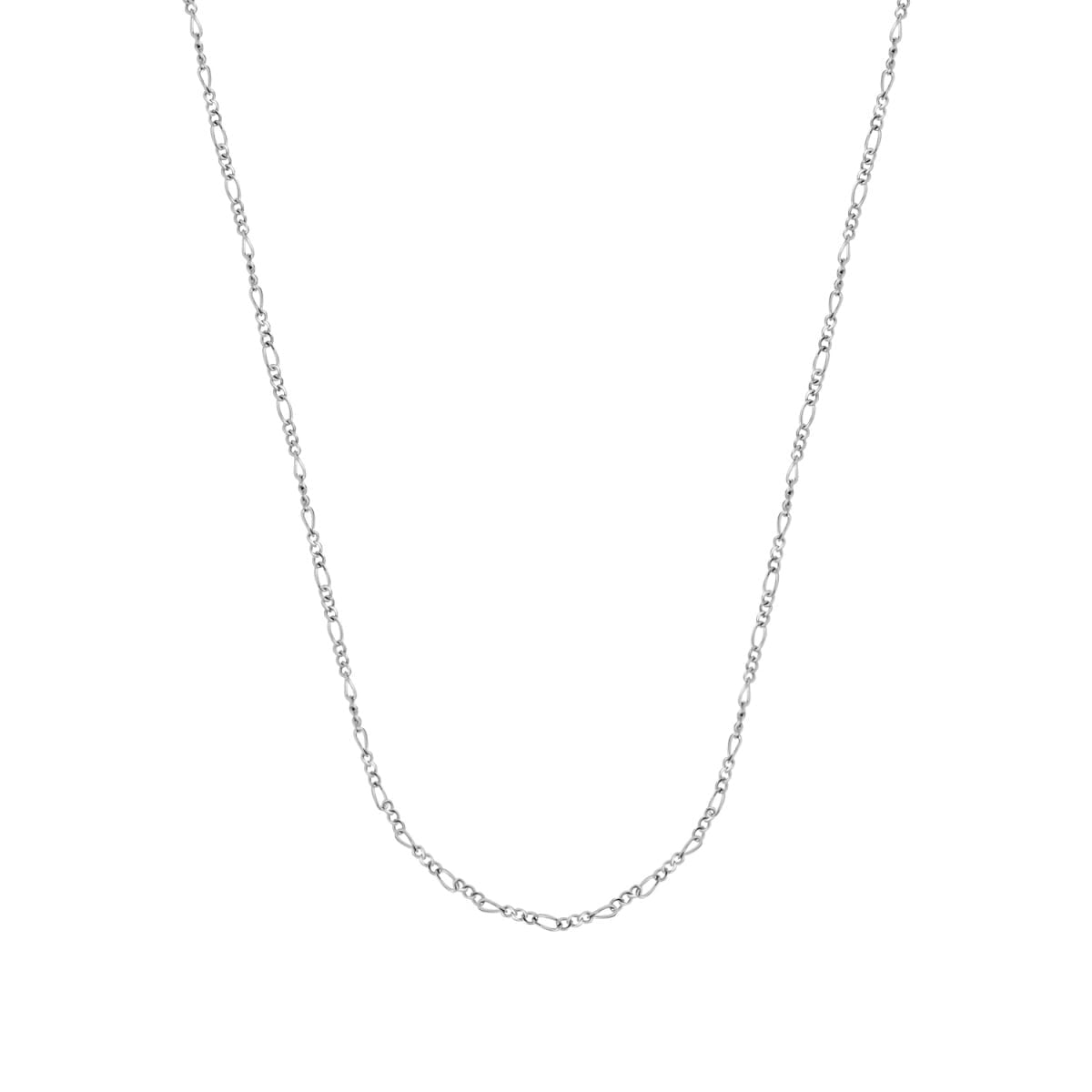 Cate & Chloe Victoria 18k White Gold Plated Stacking Necklace Chain, Gift for Women