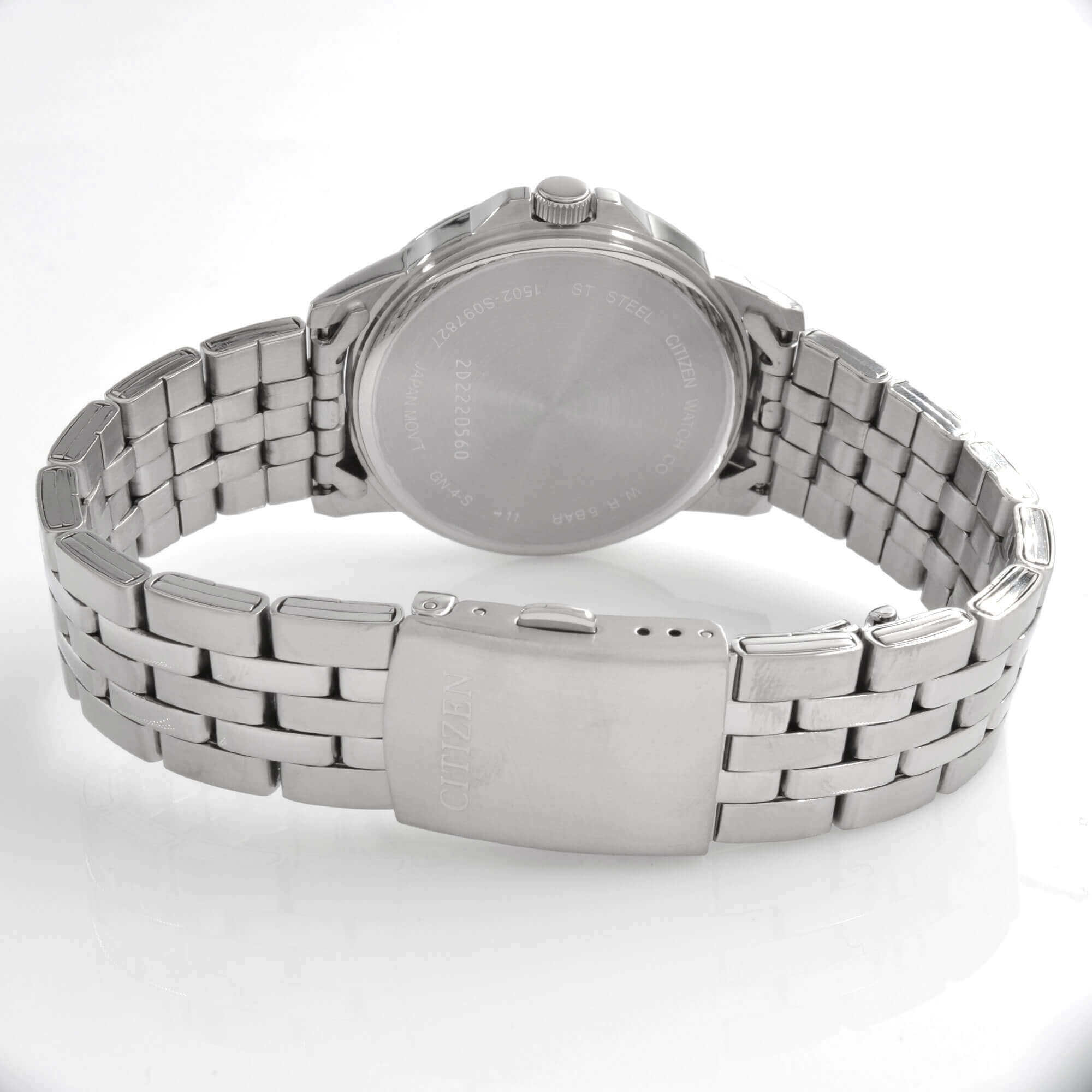 Citizen Men's BF2011-51A Silver Stainless-Steel Japanese Quartz Dress Watch - Image 2