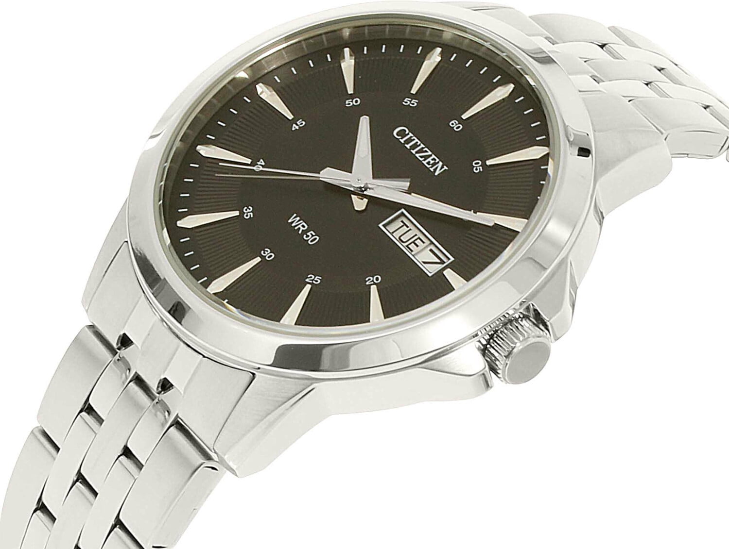 Citizen Men's BF2011-51E Silver Stainless-Steel Plated Japanese Quartz Dress Watch - Image 2