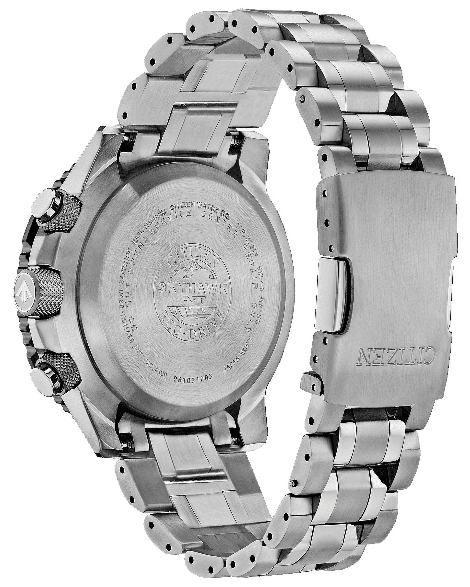 Citizen Men's Promaster Air Skyhawk Eco-Drive Pilot Watch, Atomic Timkeeping Technology, Chronograph, Power Reserve Indicator, Ana-digi Display, Luminous Hands and Markers, Anti-Reflective Crystal - Image 2