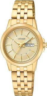 Citizen Women's Classic Gold Dial Watch - EQ0603-59P - Image 2