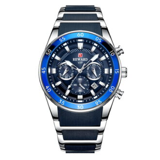 Date Quartz Steel Belt Business Casual Six Needle Men's Watch