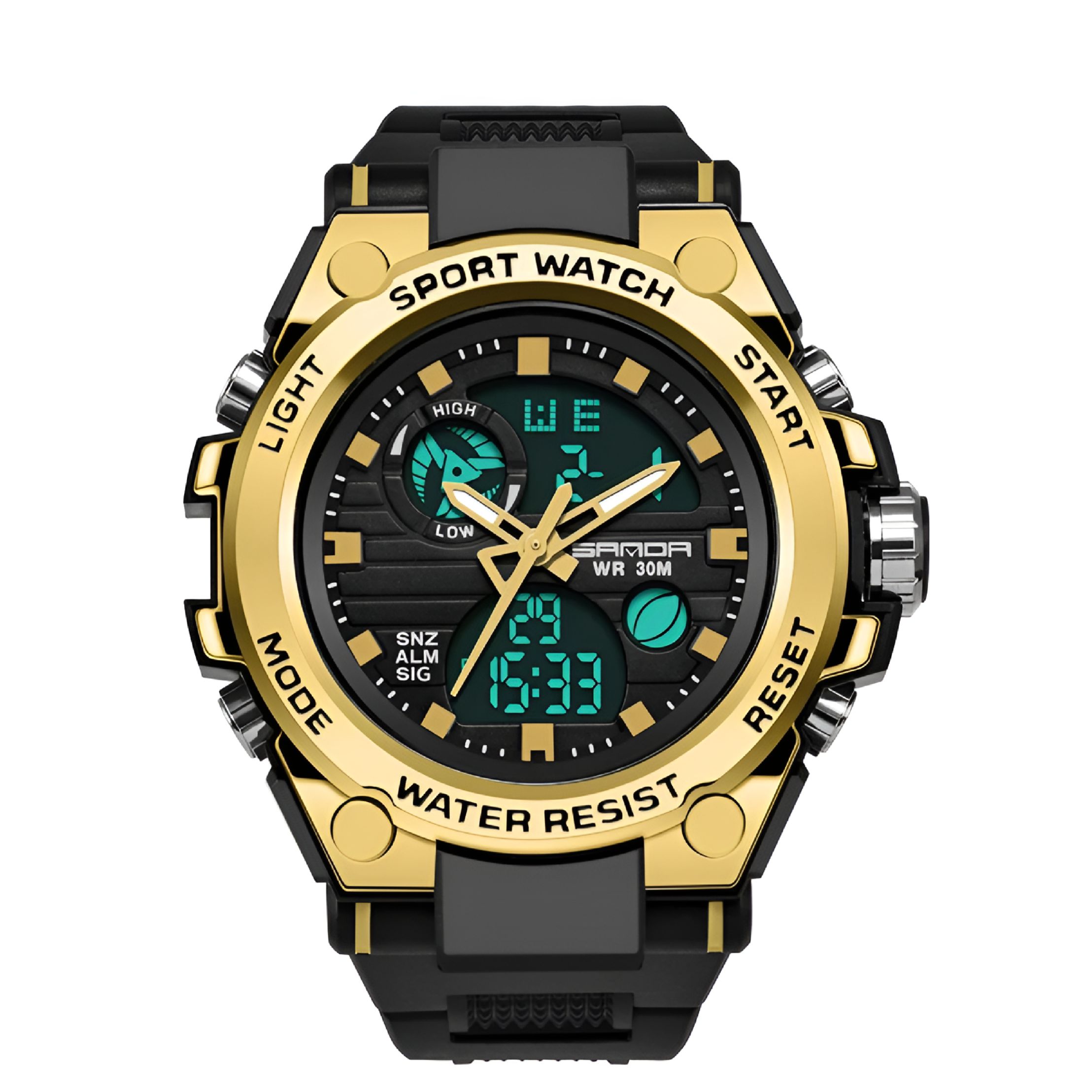 DESIGNICE 2026 New Men'S Watch Sport Watch Dual Display Analog Digital Electronic Wrist Watch for Men for Sports, Outdoor Activities, Fitness Tracking, Everyday Wear, Casual Outings - Image 3