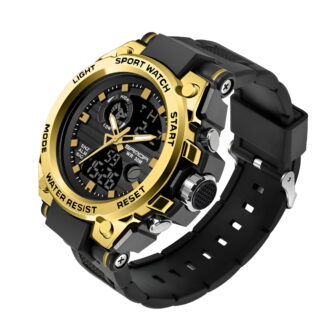 DESIGNICE 2026 New Men'S Watch Sport Watch Dual Display Analog Digital Electronic Wrist Watch for Men for Sports, Outdoor Activities, Fitness Tracking, Everyday Wear, Casual Outings