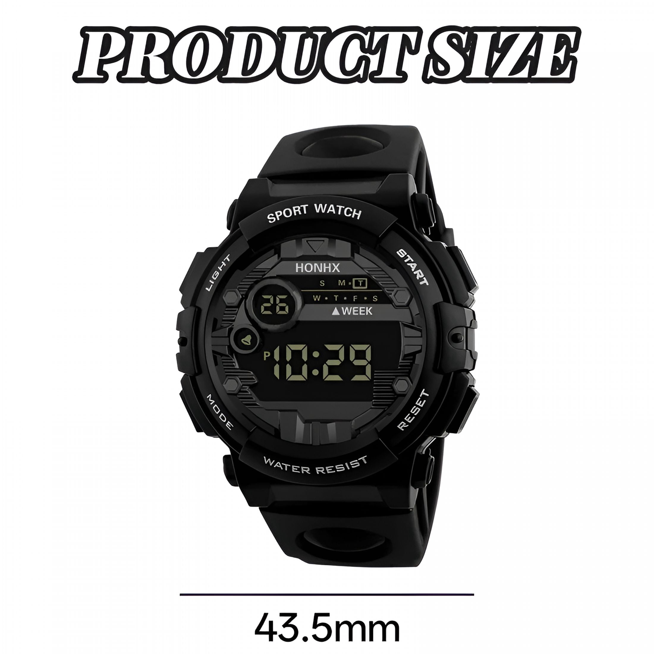 DESIGNICE Sport Watch Luxury Mens Digital Led Watch Date Men Outdoor Electronic Watch Wrist Watches - Image 2