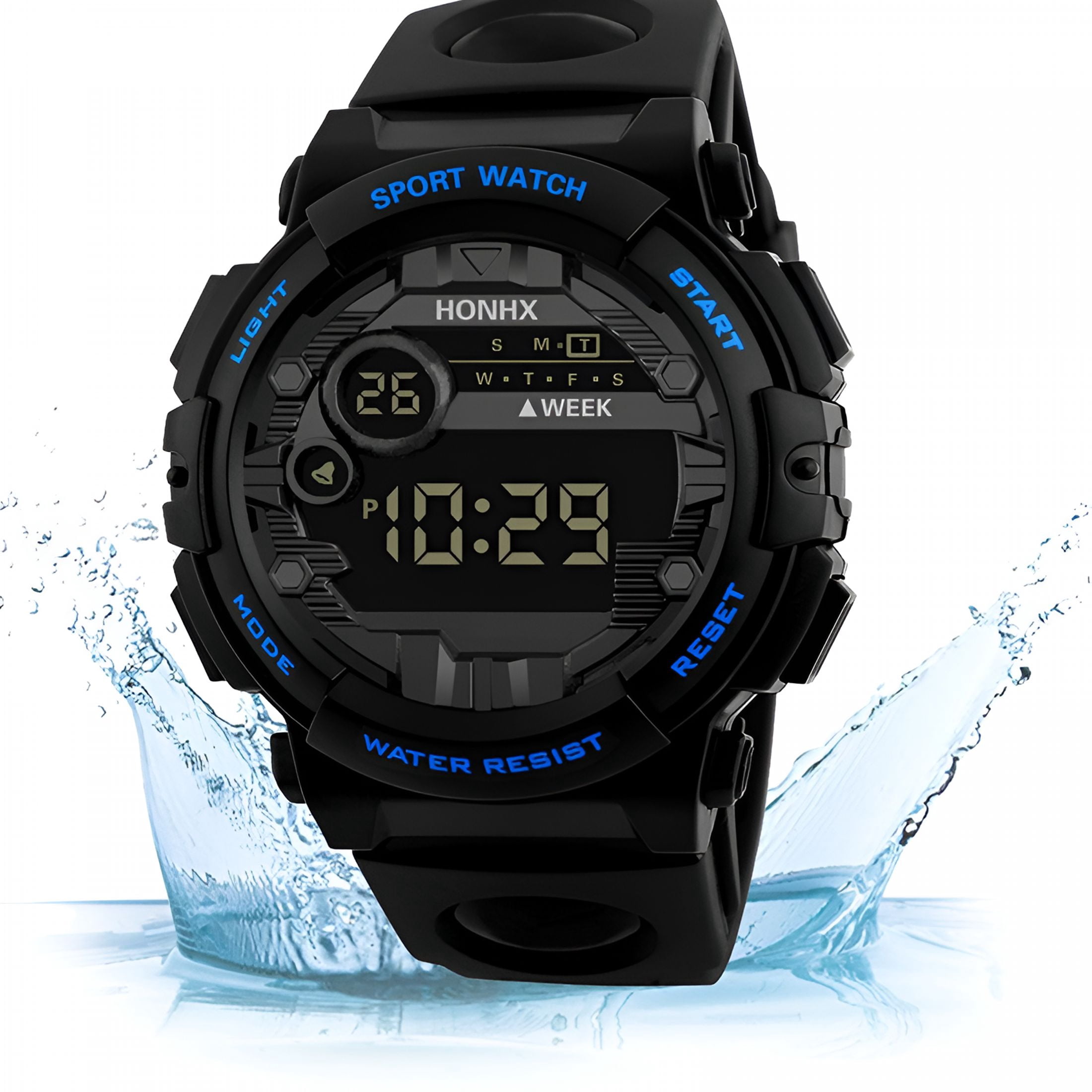 DESIGNICE Sport Watch Luxury Mens Digital Led Watch Date Men Outdoor Electronic Watch Wrist Watches - Image 4