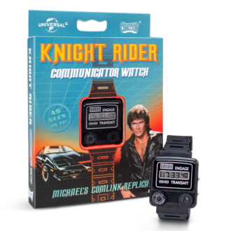 Dr. Collector: Knight Rider: Communicator Watch - Michael's Comlink Watch Replica, Digital Watch, Officially Licensed Collectable Based Off The Hit Franchise