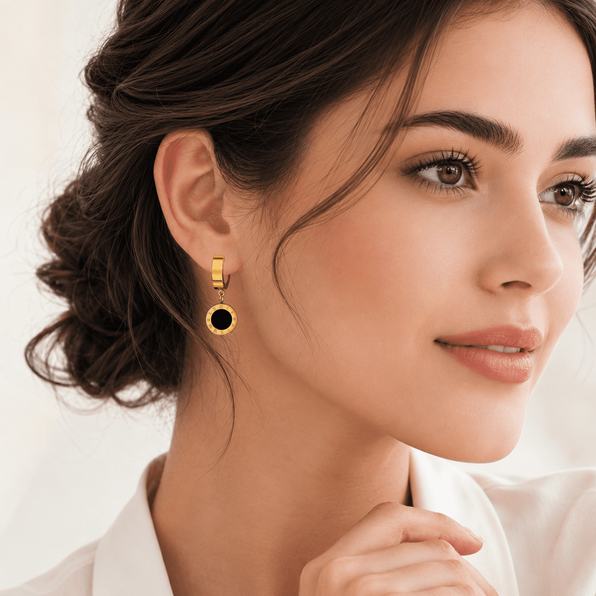 Eclipton® Trendy Gold Dangle Earrings for Women, 14K Gold Plated, Lightweight Hypoallergenic Jewelry, Fashion Accessories, Gifts for Women - Image 5