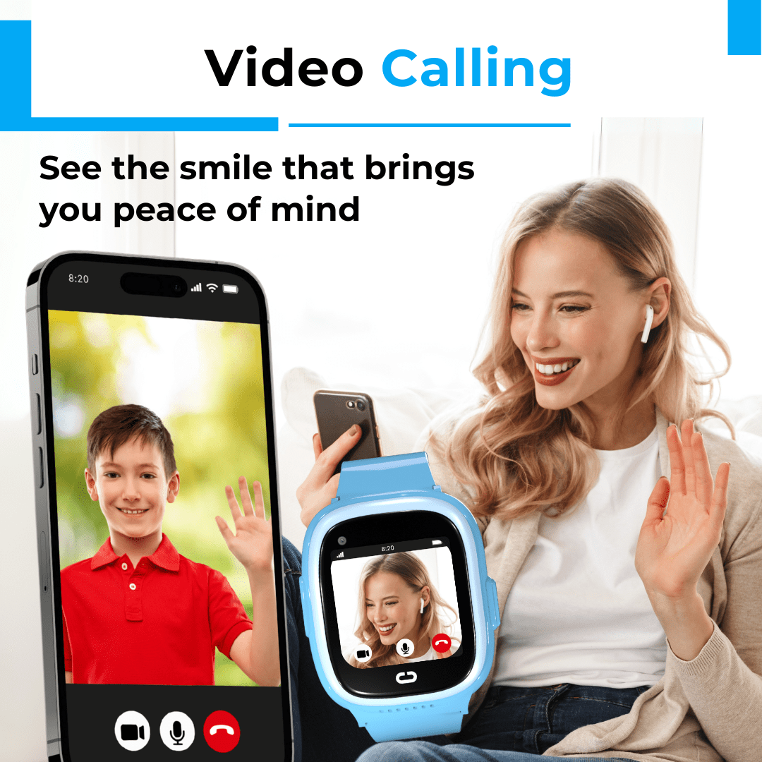 EmojiKidz Kids Smartwatch with GPS, Parental Controls, Calls, SOS, Smart Watch for Kids, Blocked Unknown Callers, (Blue) - Image 5