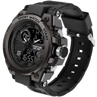 Findtime Men's Military Watch Outdoor Sports Electronic Watch Tactical Army Wristwatch LED Stopwatch Waterproof Digital Analog Watches