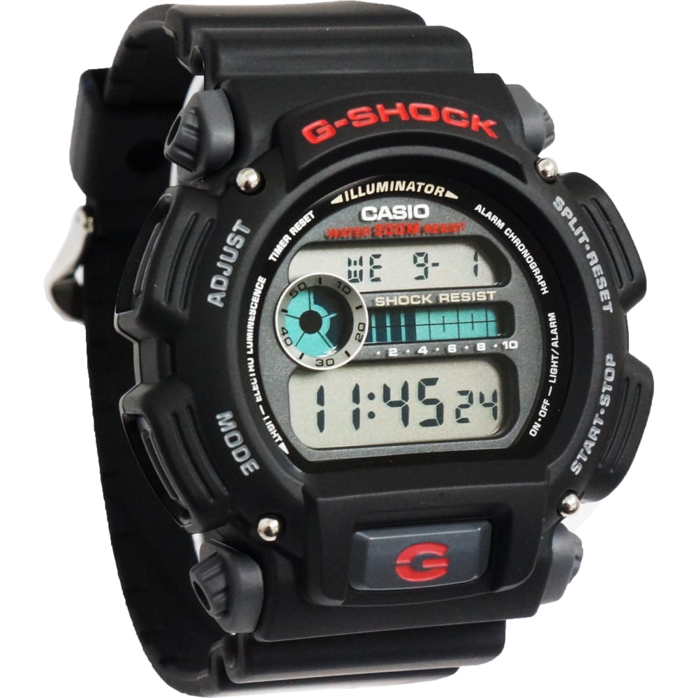 G-Shock by Casio Rubber Strap Band, Gray, DW9052-1V - Image 5