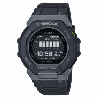 G-Shock Men's Connected Fitness Watch GBD300-1 – Bluetooth, Shock Resistant, 200M Water Resistant, Black Resin