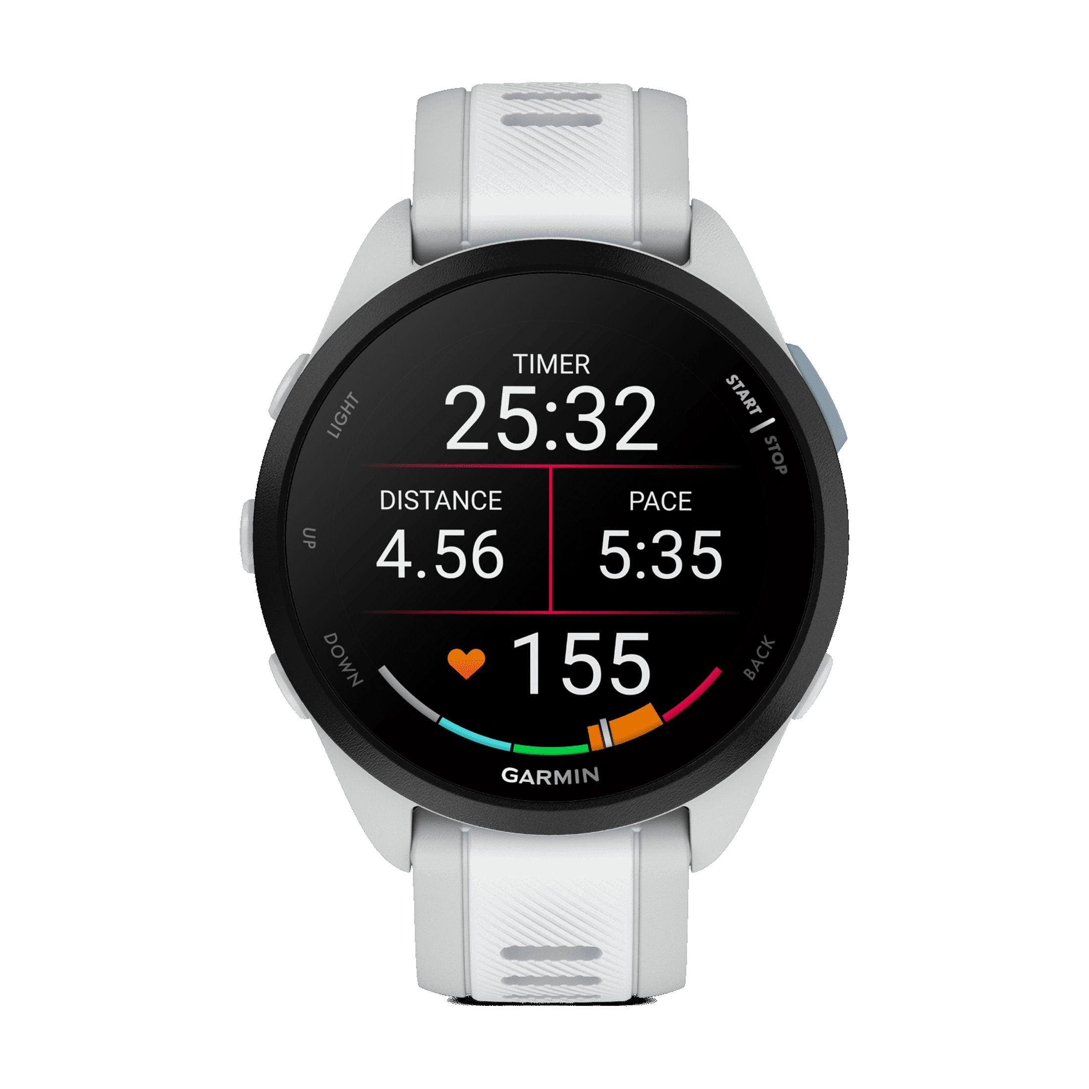 Garmin Forerunner 165, Running Smartwatch, Colorful AMOLED Display, Training Metrics and Recovery Insights, Whitestone - Image 2