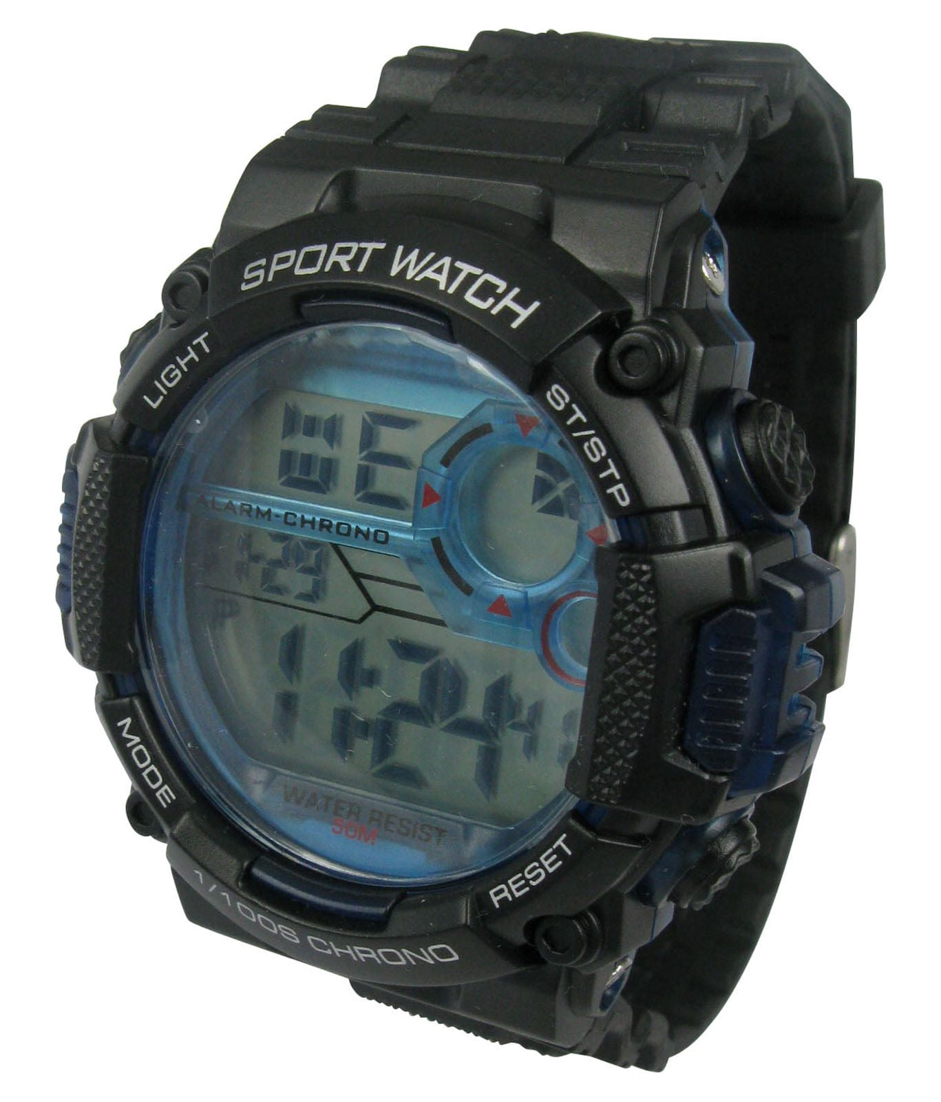 George Mens Digital Sport Wristwatch Plastic Strap - Image 4