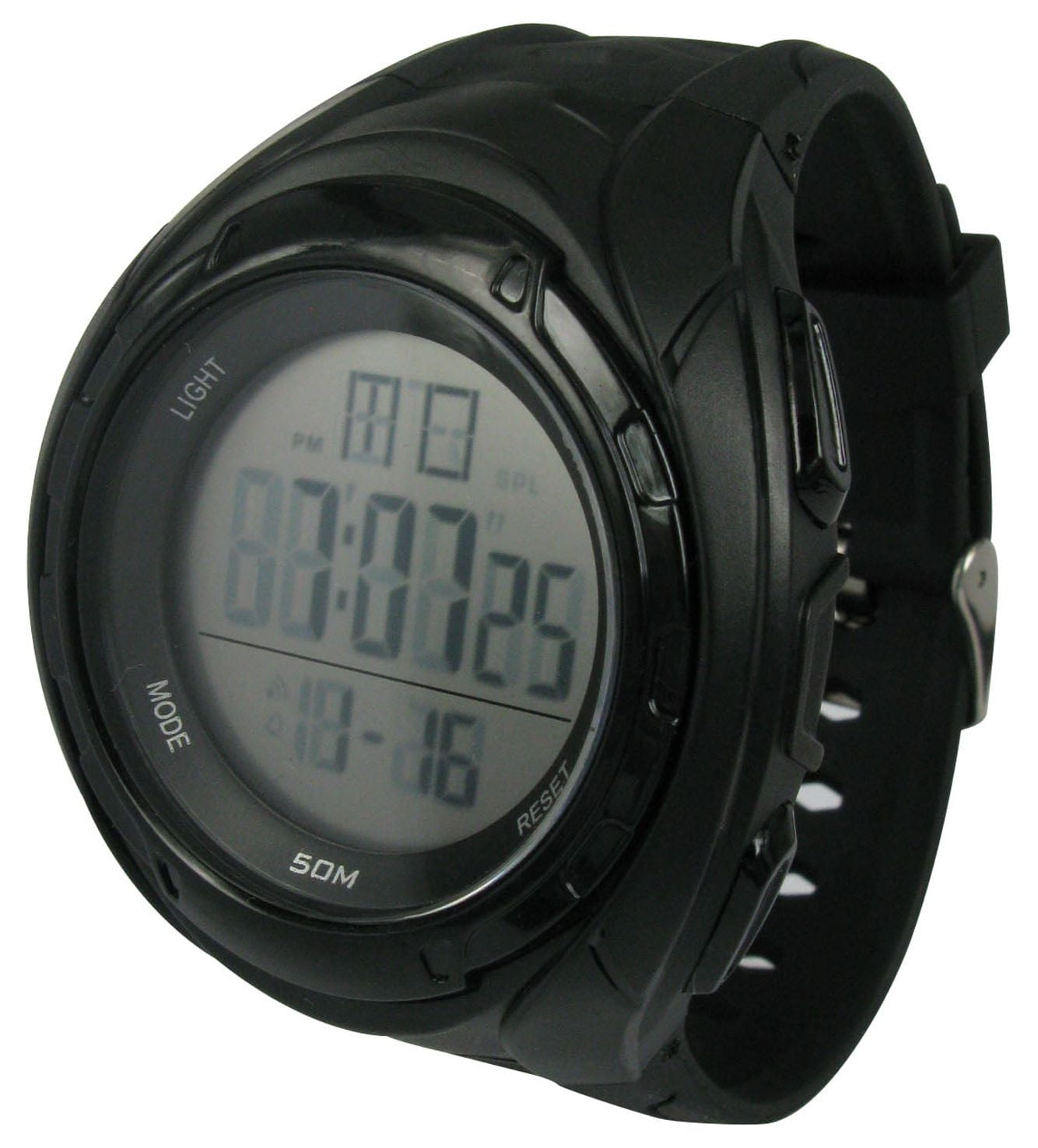 George Mens Digital Sport Wristwatch Plastic Strap - Image 4