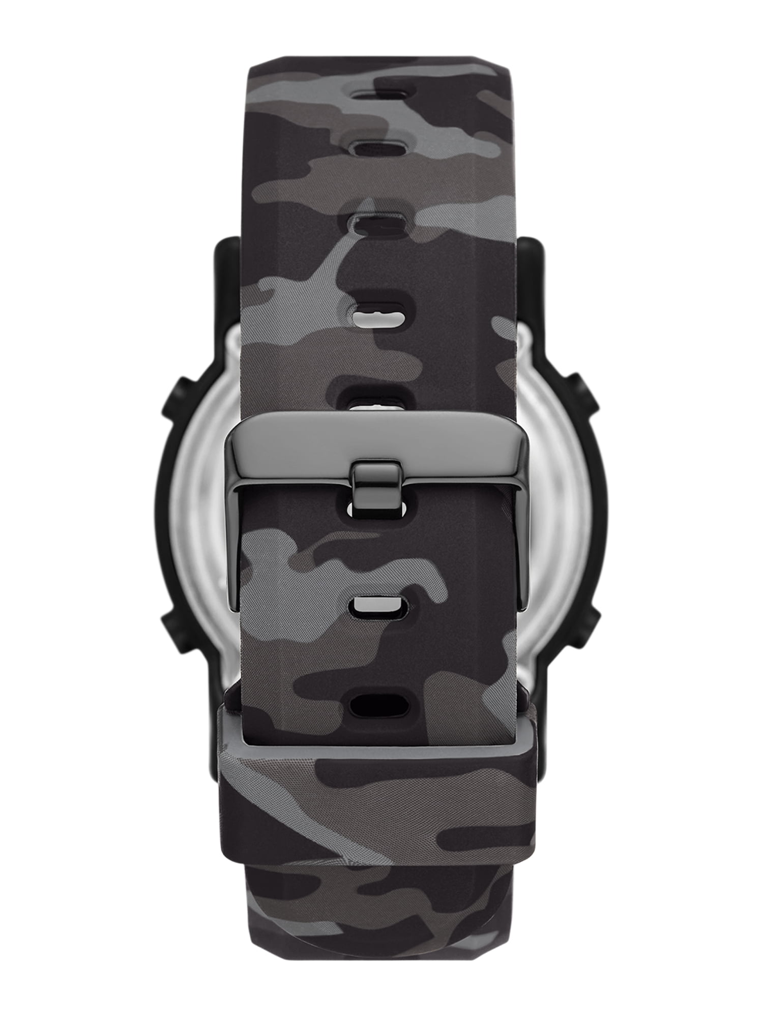 George Men's Digital Watch: Gunmetal Case, Negative Display, Black Grey Camo Strap (FMDOGE030) - Image 5