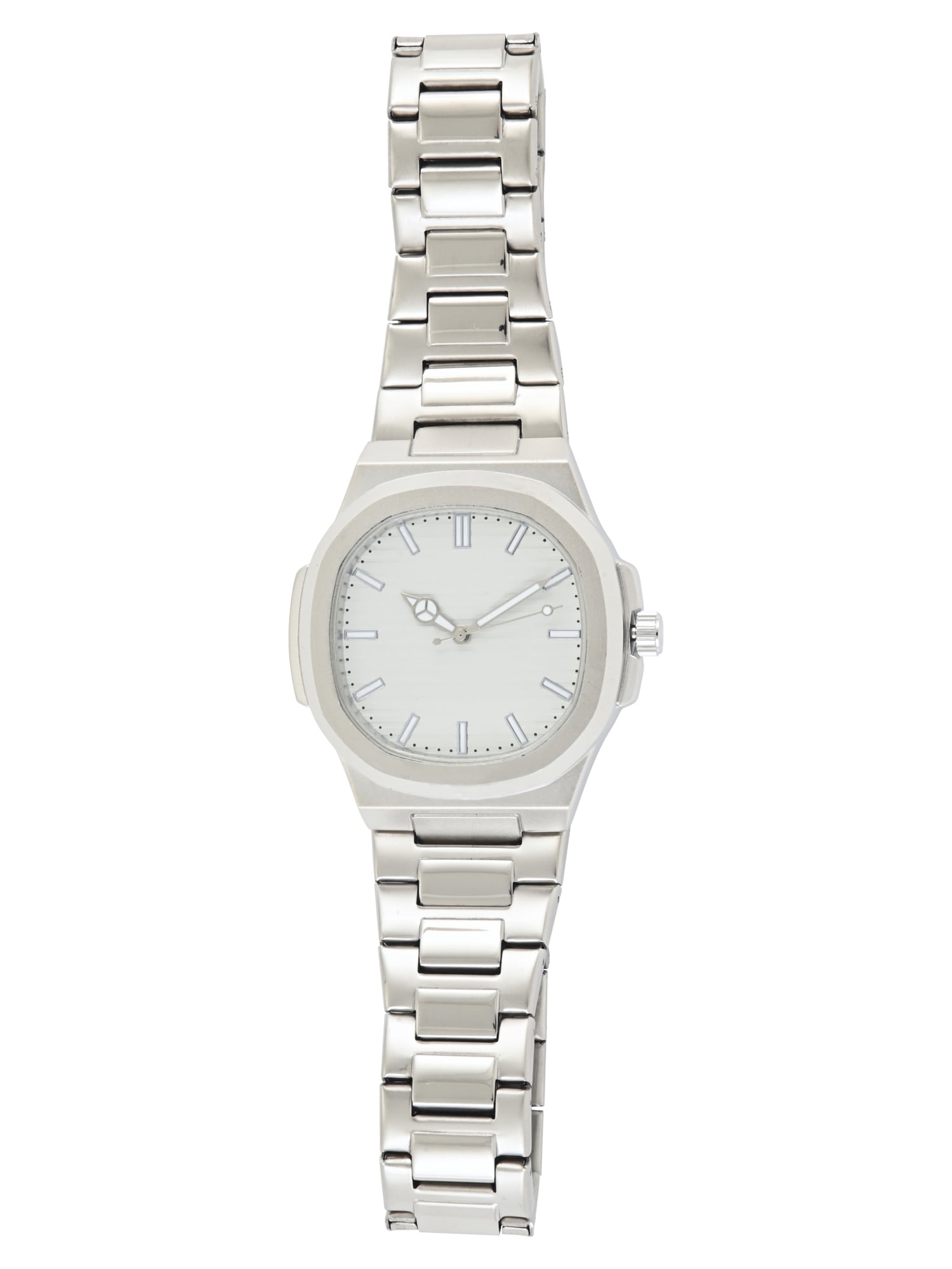 George Men's Silver Case with Silver Matte Bracelet Watch - Image 2