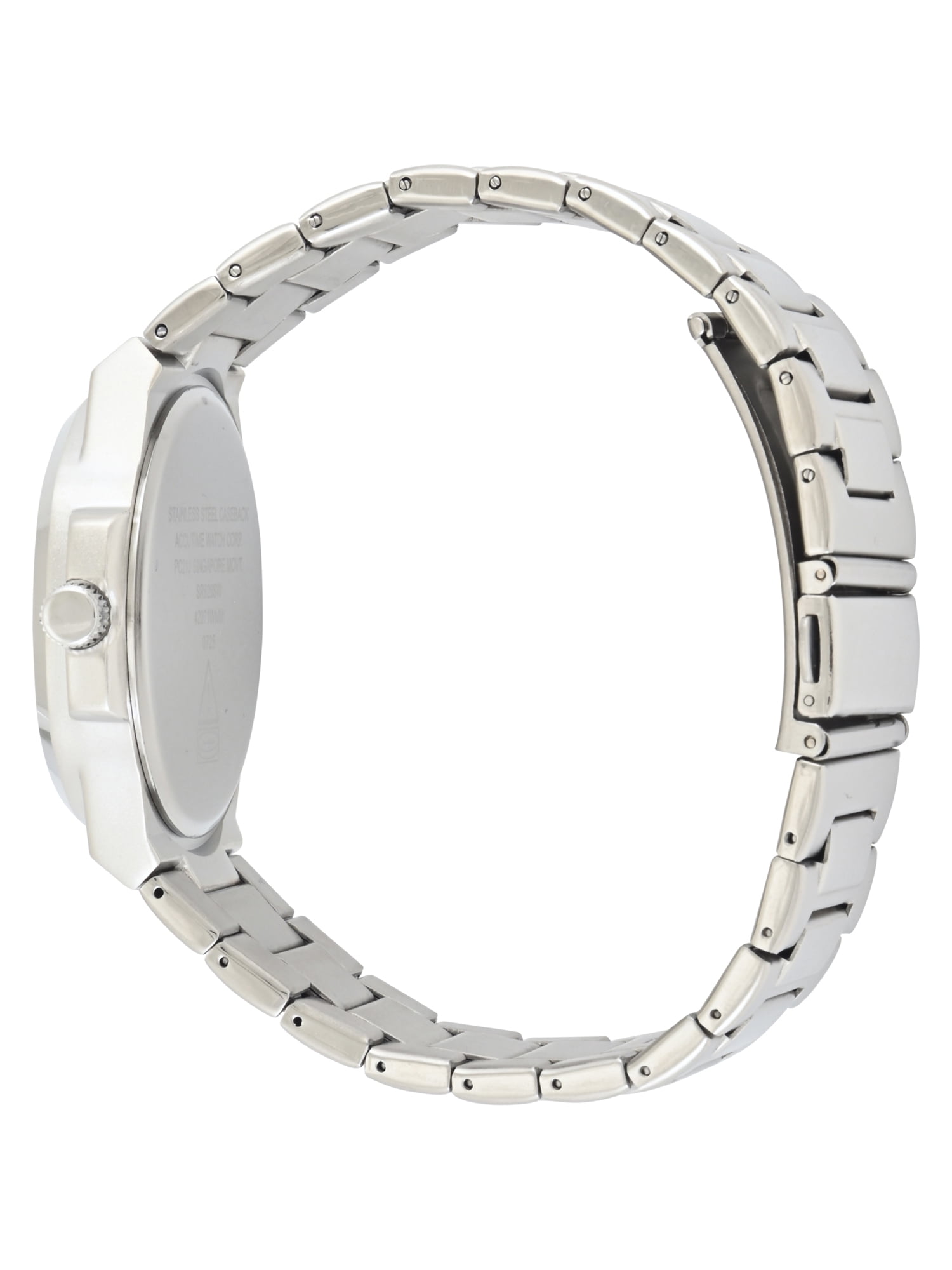 George Men's Silver Case with Silver Matte Bracelet Watch - Image 3