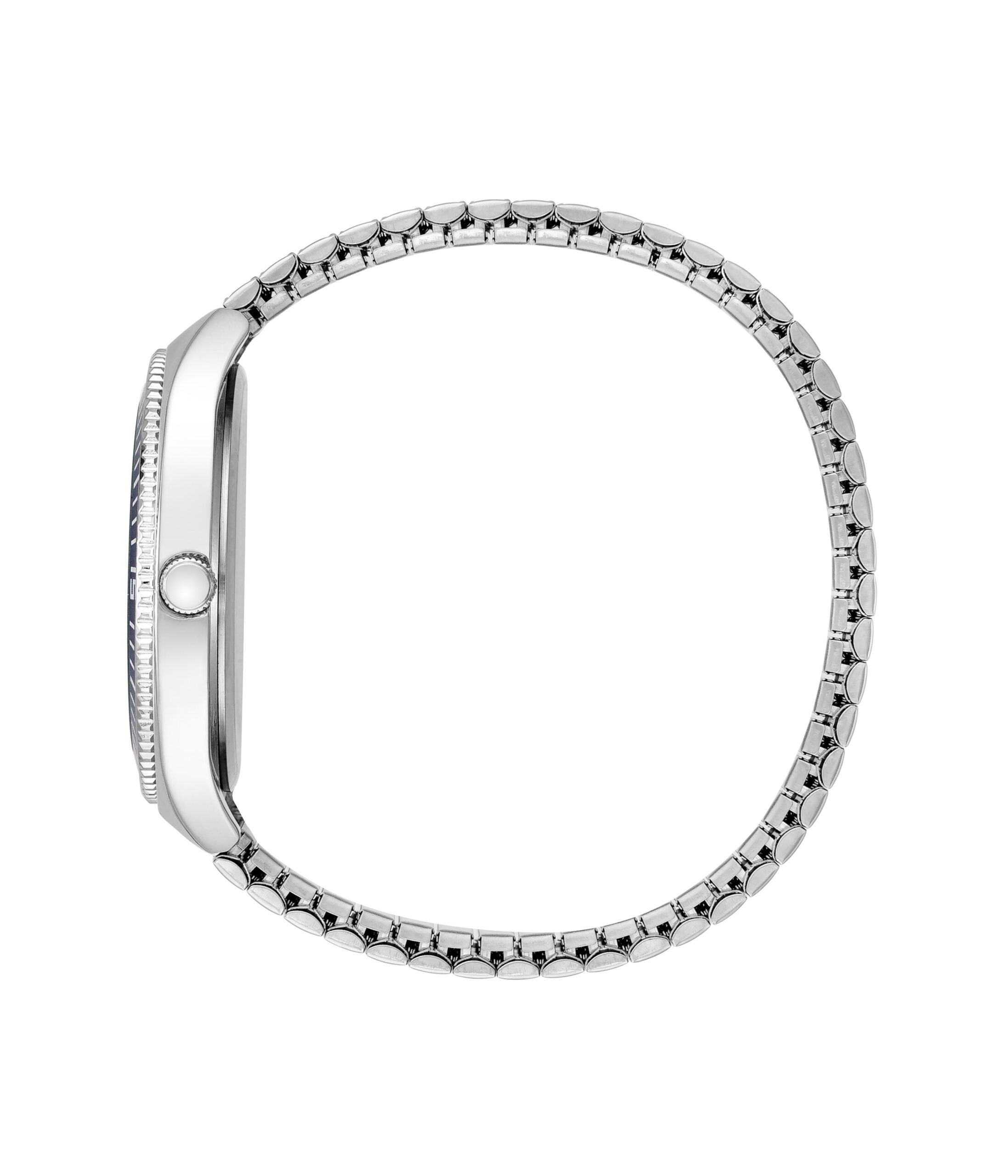 George Men's Silver-Tone Expansion Strap Wristwatch - Image 3