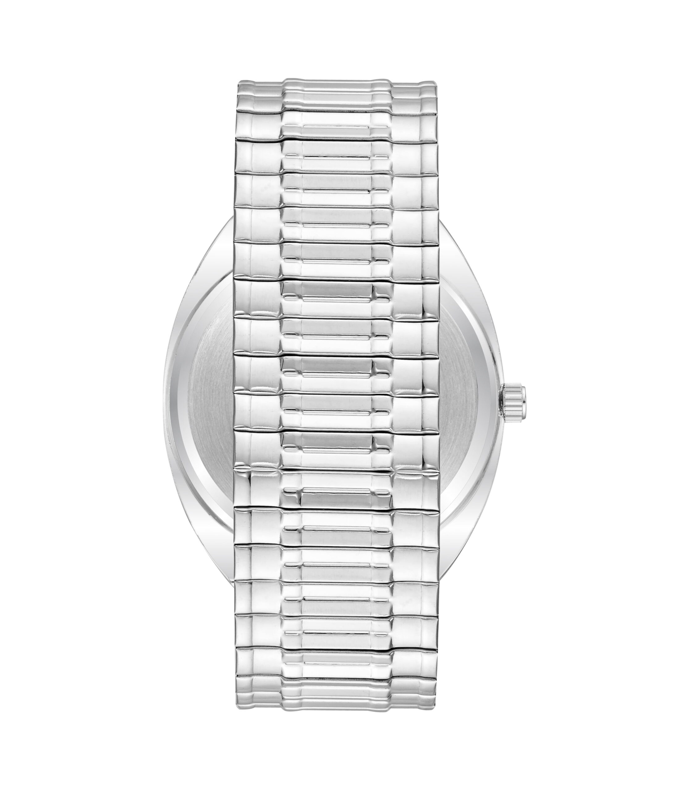 George Men's Silver-Tone Expansion Strap Wristwatch - Image 4