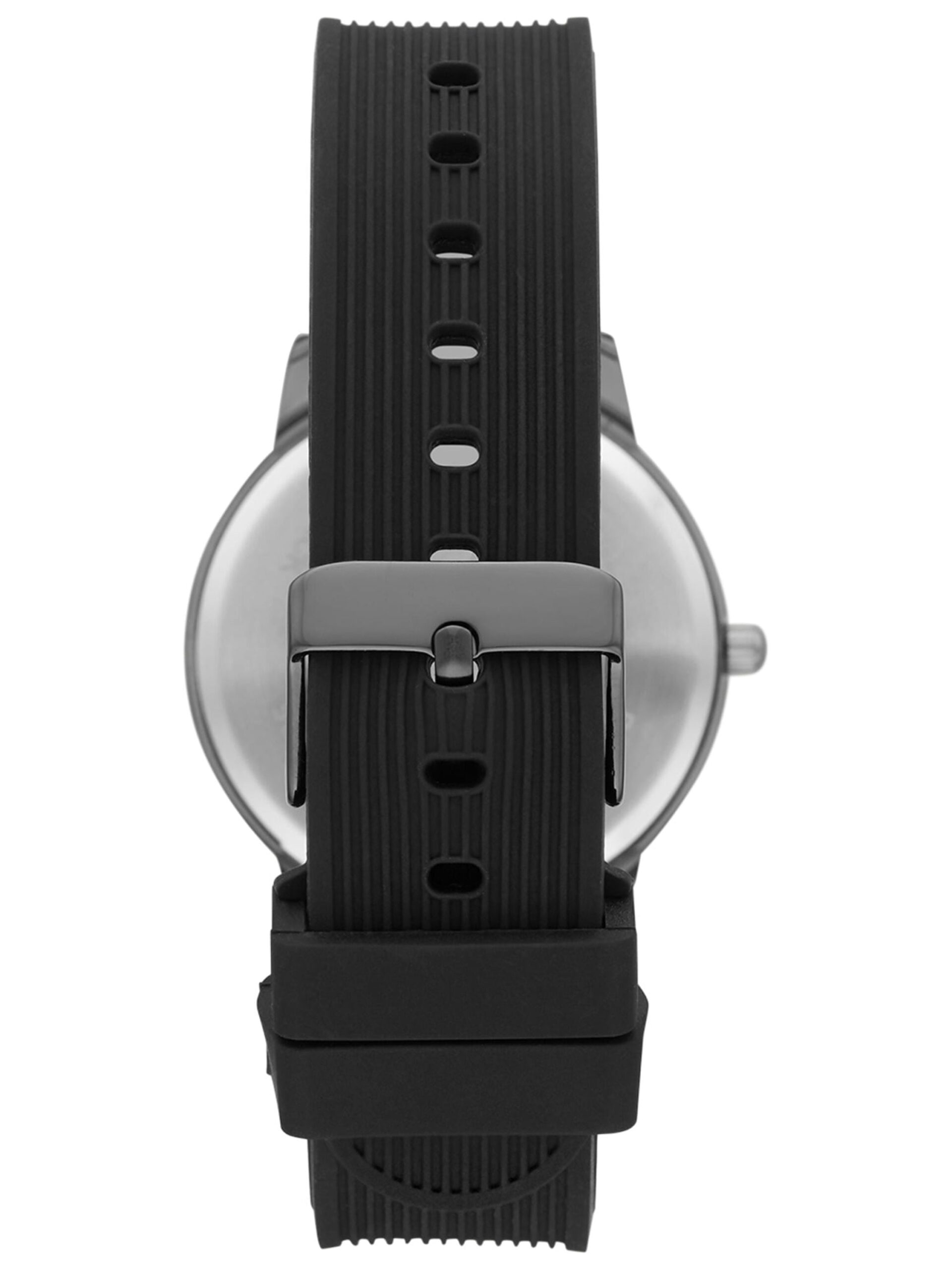 GEORGE Men's Watch: Gunmetal Case, Black Dial, Black Silicone Band (FMDOGE020) - Image 2