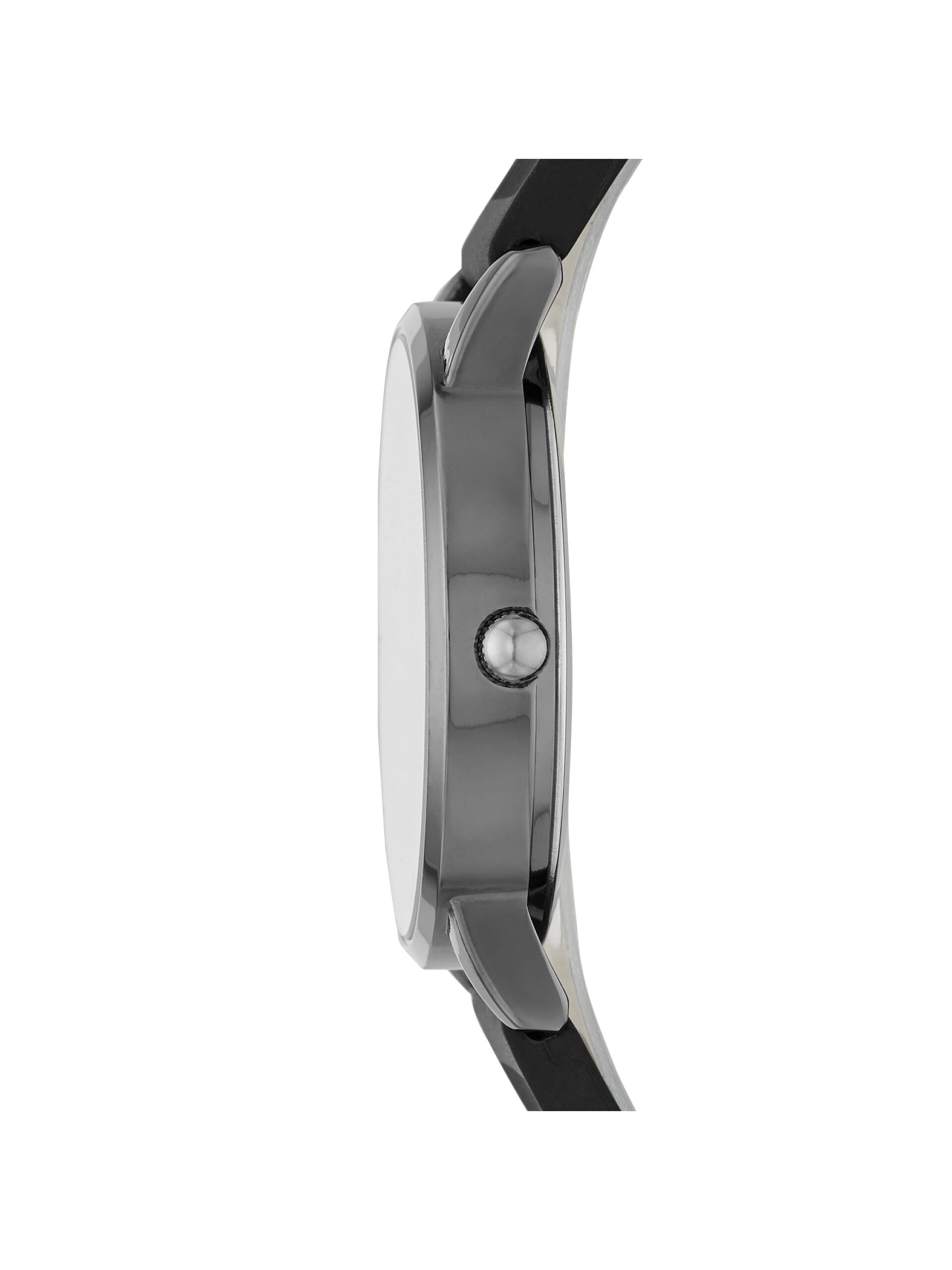 GEORGE Men's Watch: Gunmetal Case, Black Dial, Black Silicone Band (FMDOGE020) - Image 3