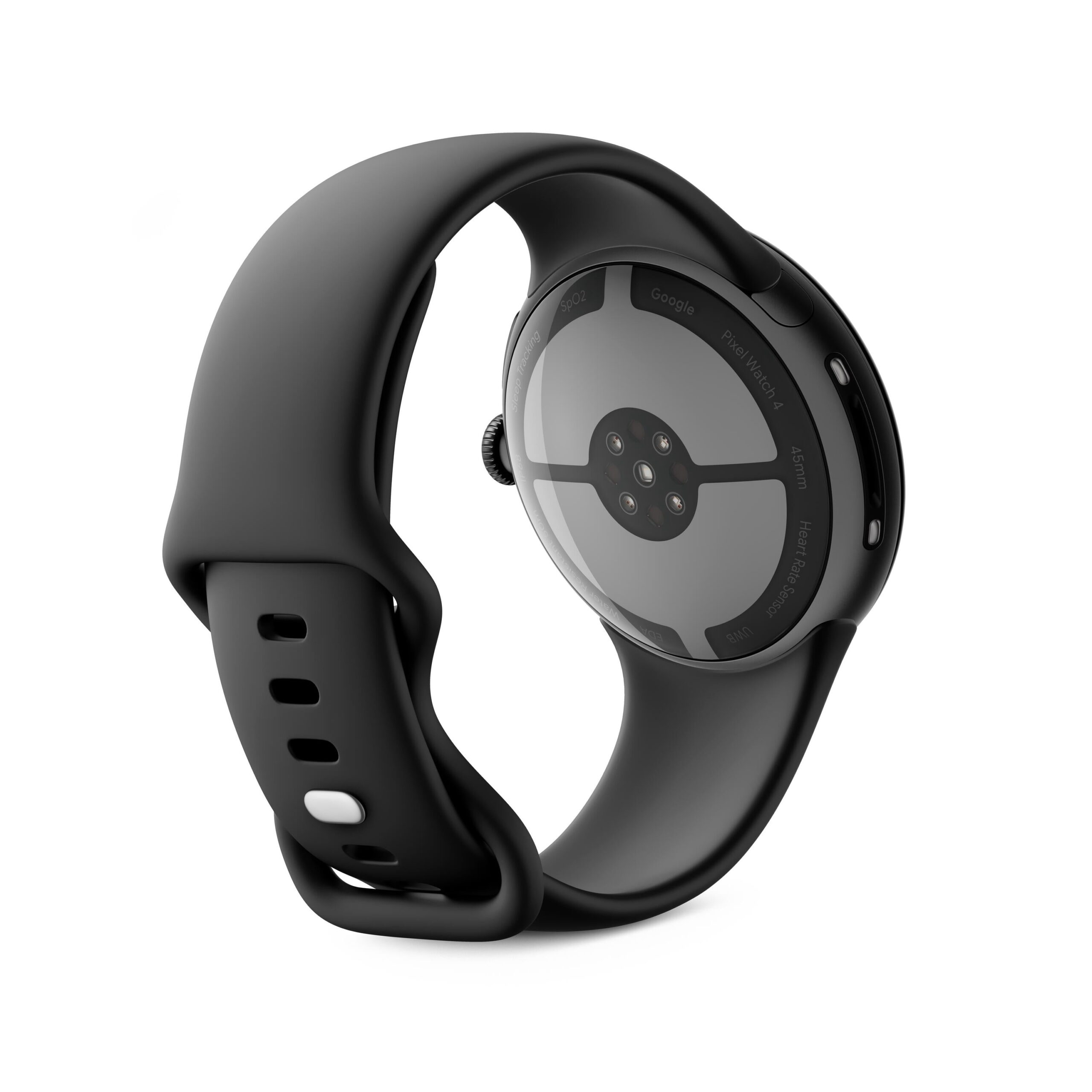 Google Pixel Watch 4 (45mm) - Android Smartwatch with Domed Display, Comprehensive Health and Fitness Tracking, and Help from Gemini - Matte Black Aluminum Case - Obsidian Active Band - Wi-Fi - Image 5