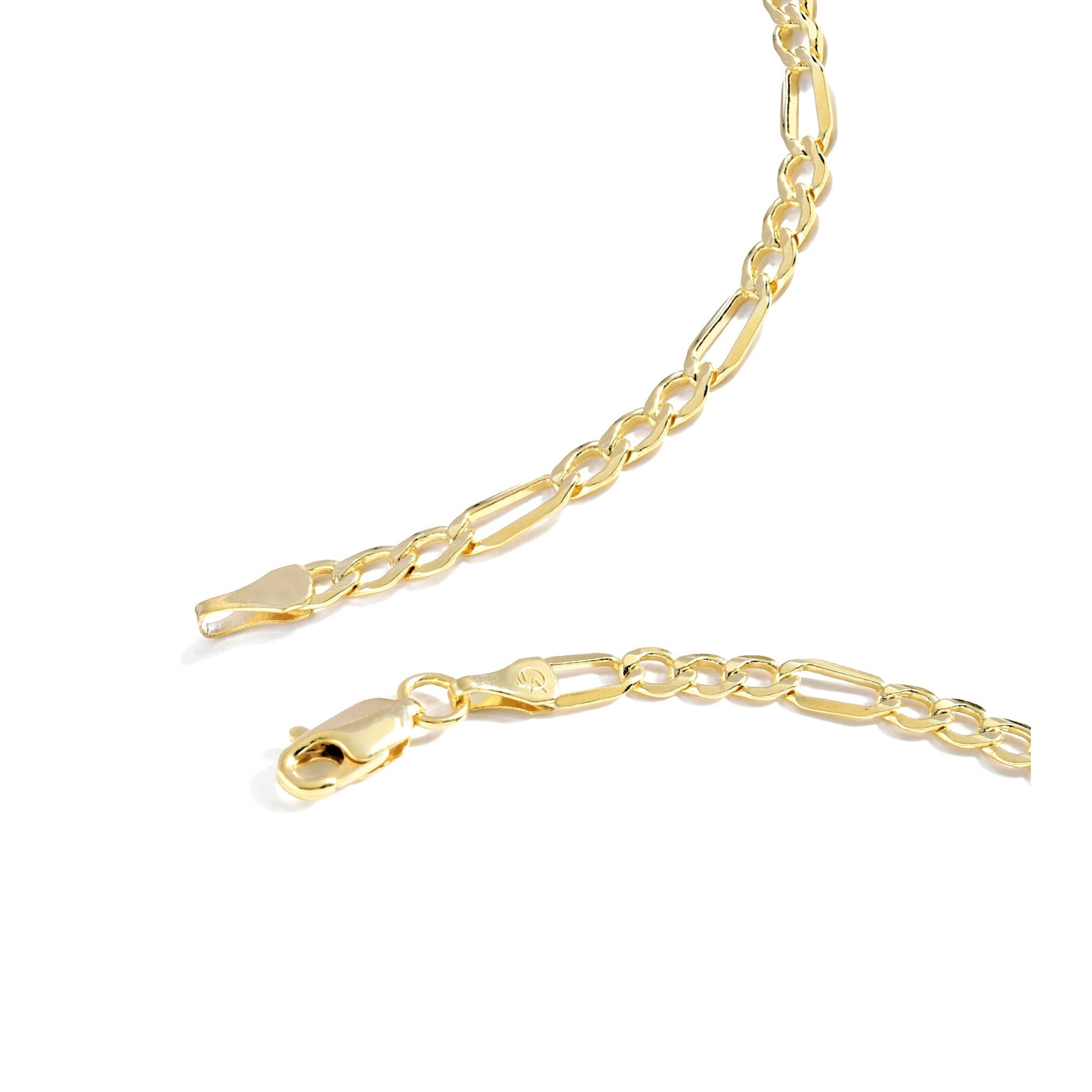 Jewelry Atelier Gold Chain Necklace Collection - 14K Solid Yellow Gold Filled Figaro Chain Necklaces for Women and Men with Different Sizes (2.8mm, 3.7mm, 4.7mm, 5.6mm) - Image 5