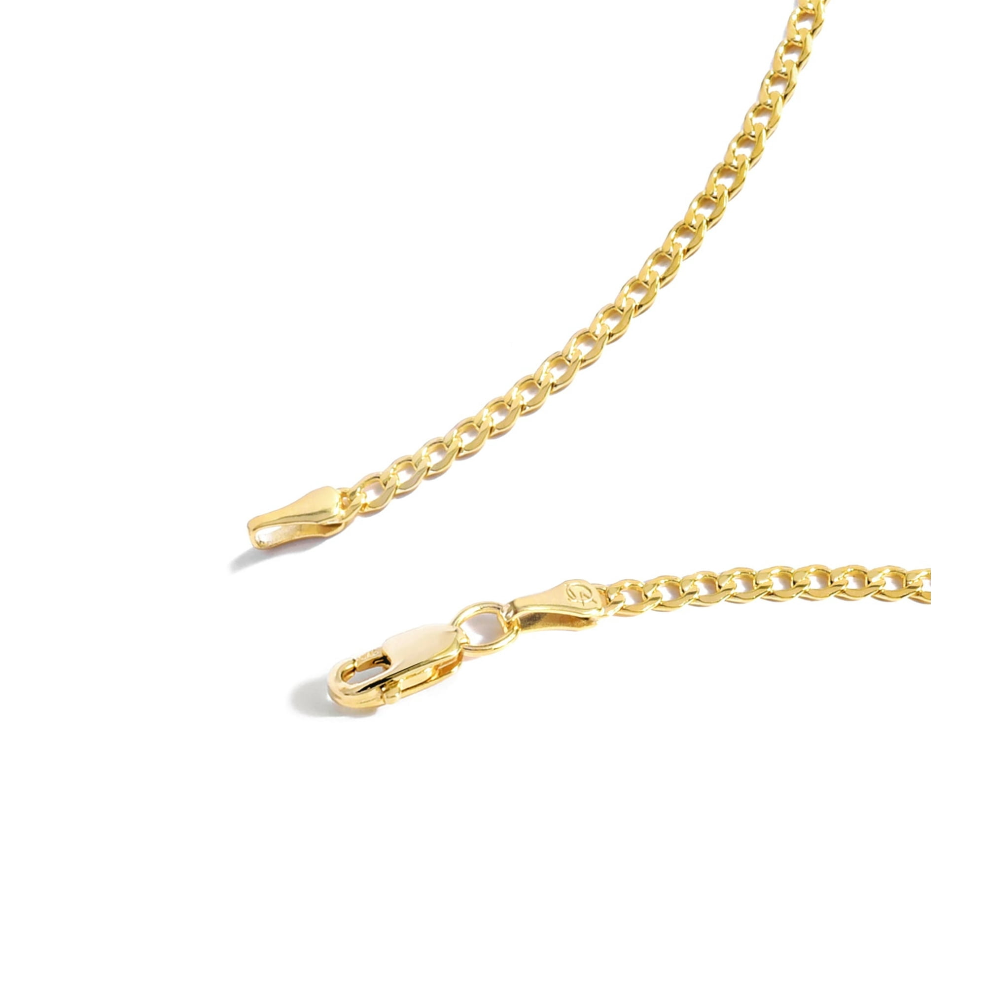 Jewelry Atelier Gold Chain Necklace Collection - 14K Solid Yellow Gold Filled Miami Cuban Curb Link Chain Necklaces for Women and Men with Different Sizes (2.7mm, 3.6mm, 4.5mm, or 5.5mm) - Image 3