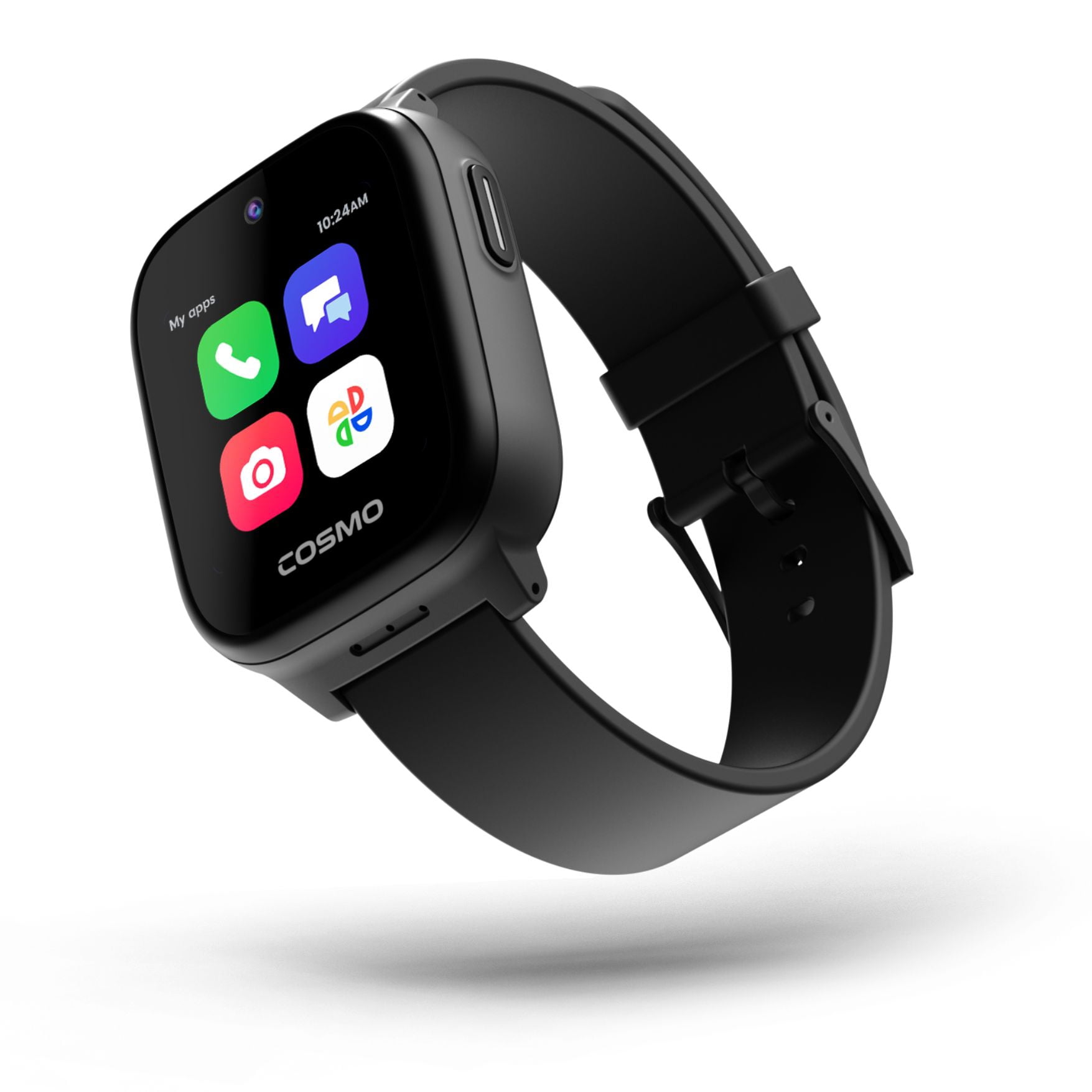 JrTrack 5 Kids Smart Watch by Cosmo | Best Kid-Safe Phone Watch | Precision Real-Time GPS Tracking | Call, Text, Activity, School Settings | Spotify Music | Parental Controls | SOS & Safety Alerts - Image 3
