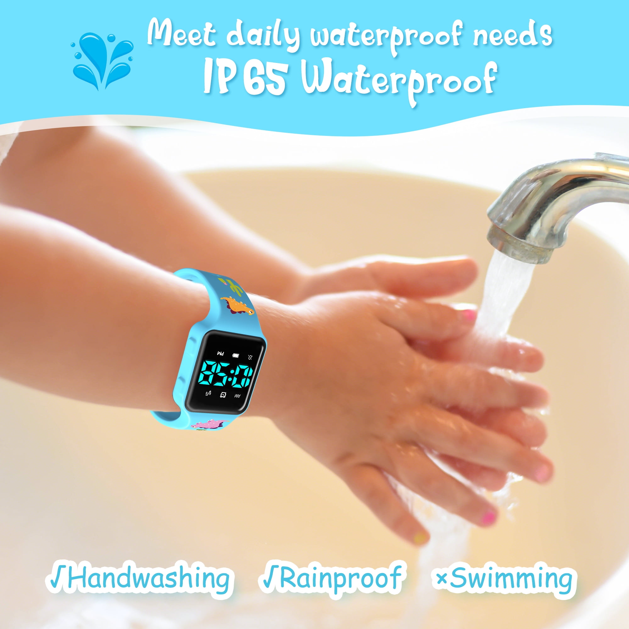 Kids Potty Training Watch,Digital Watches with Alarm Clocks/Music Reminder,Potty Training Watch for Toddler Waterproof Watch for Kids Age 3 - Image 4