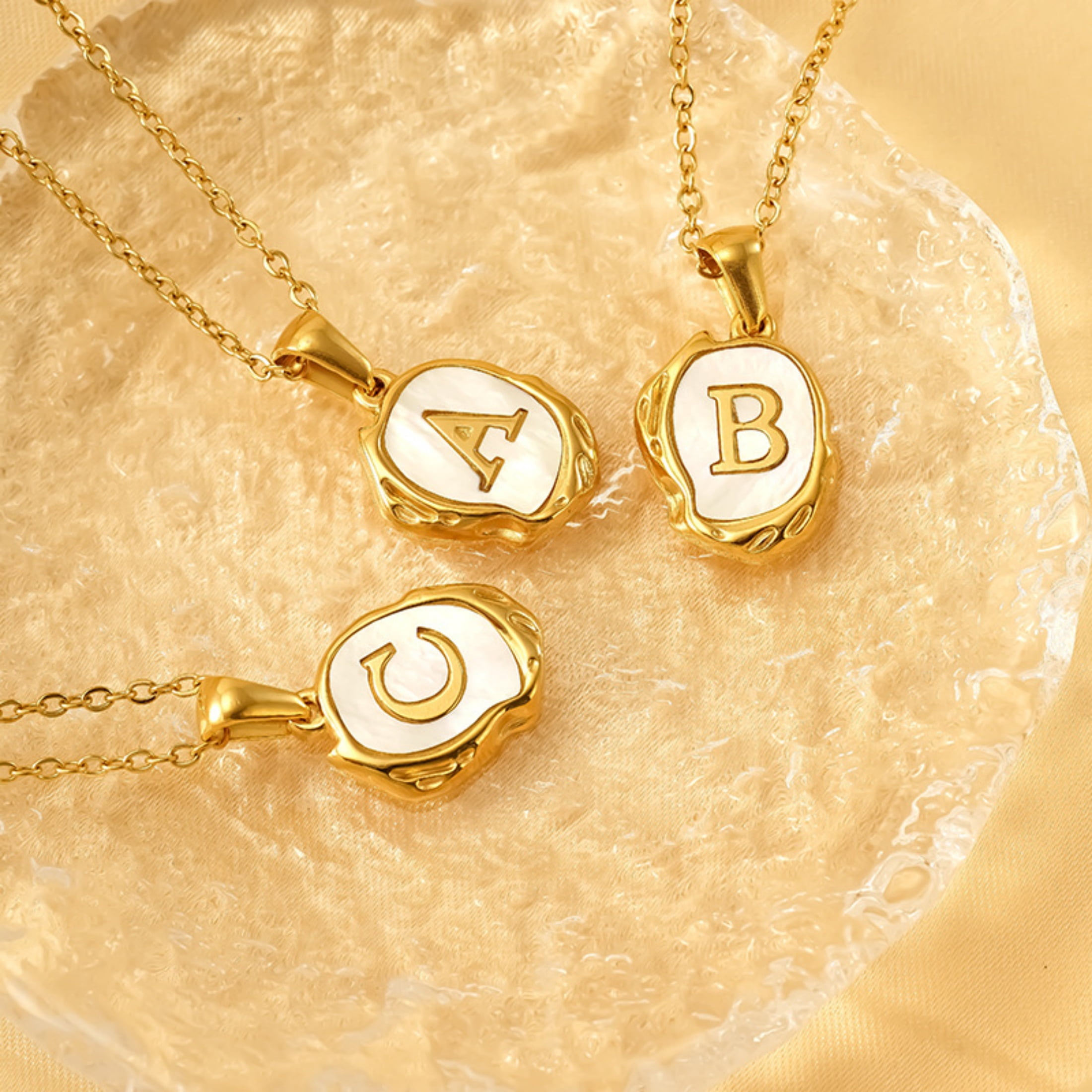 Loovee Jewelry Necklaces for Women 26 Letter Alphabet A-Z Pendant Necklace in Sterling Silver Birthday Jewelry Gifts - Image 5