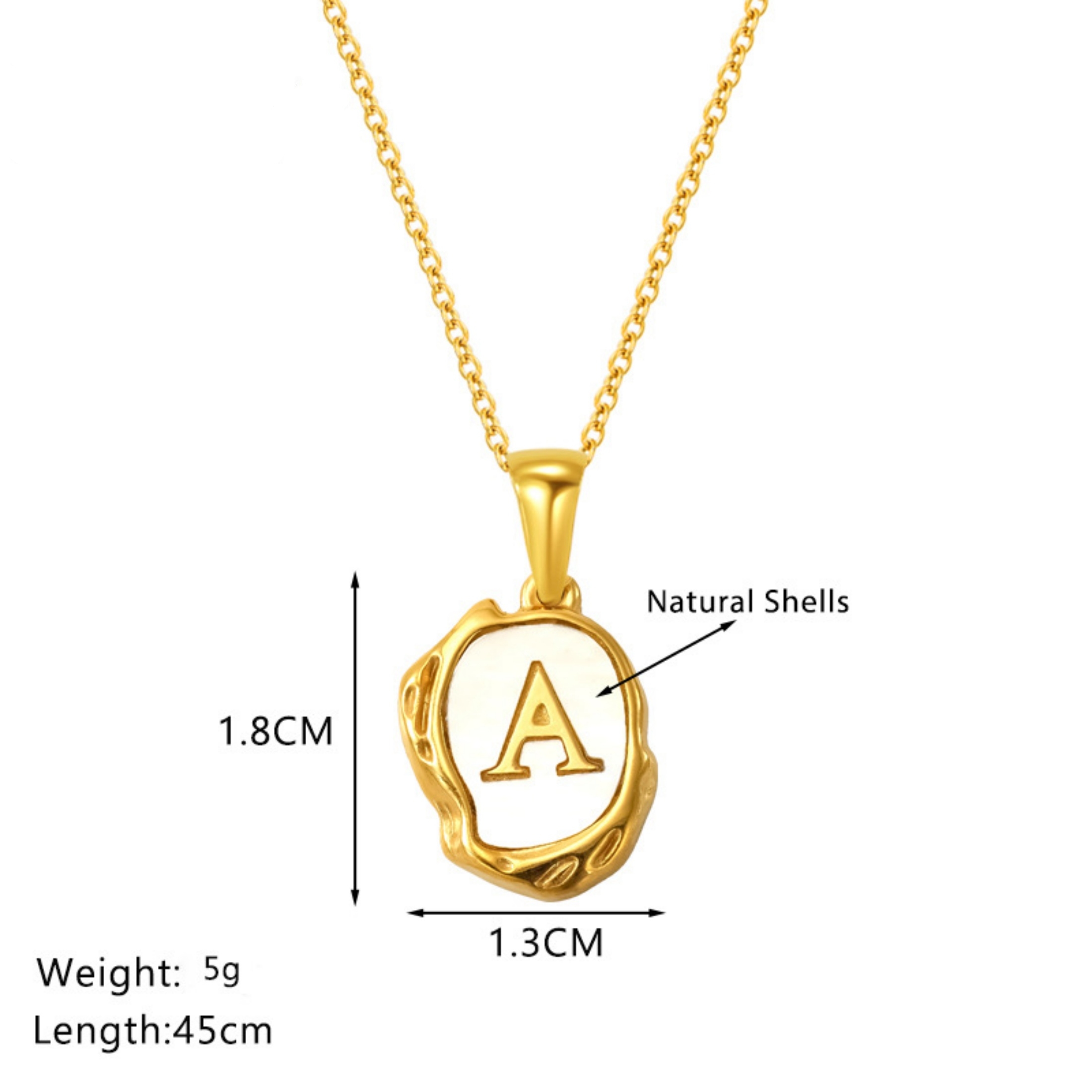 Loovee Jewelry Necklaces for Women 26 Letter Alphabet A-Z Pendant Necklace in Sterling Silver Birthday Jewelry Gifts - Image 3