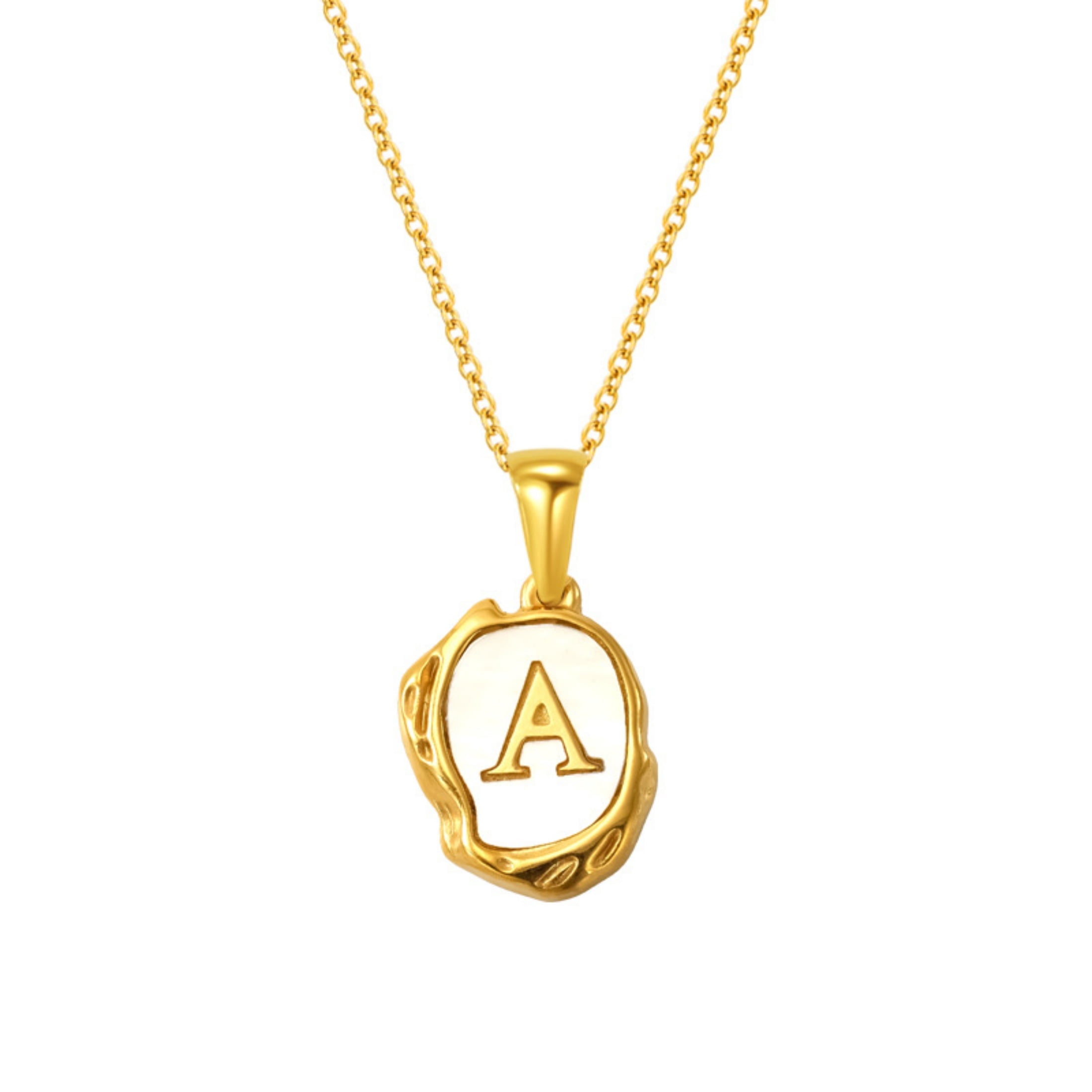 Loovee Jewelry Necklaces for Women 26 Letter Alphabet A-Z Pendant Necklace in Sterling Silver Birthday Jewelry Gifts