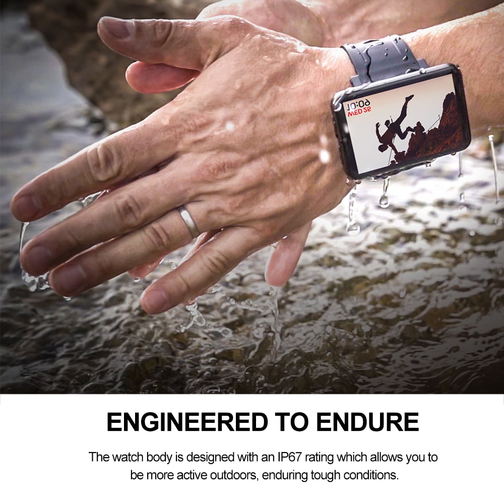 Men Smart Watch 4G Large Touch Screen Phone 5MP Camera Smartwatch WiFi GPS Bluetooth Sports Smartwatch IP67 Waterproof For Women Men - Image 2