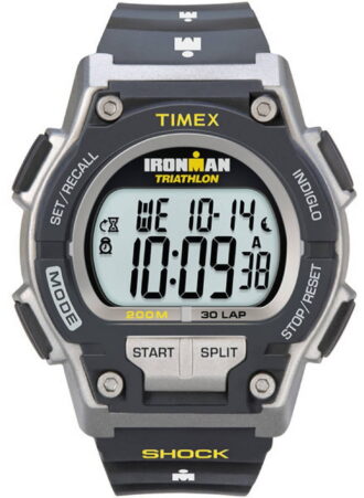 Men's Ironman Endure 30 Shock Full-Size Watch, Black Resin Strap