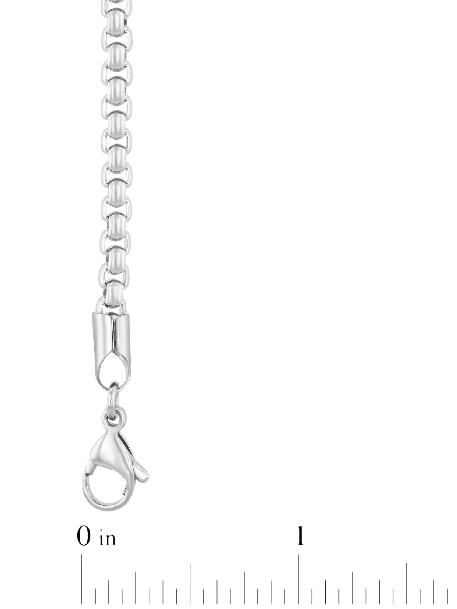 Men's Stainless Steel Set of 2 Rounded Box Chains - Believe by Brilliance - Image 3
