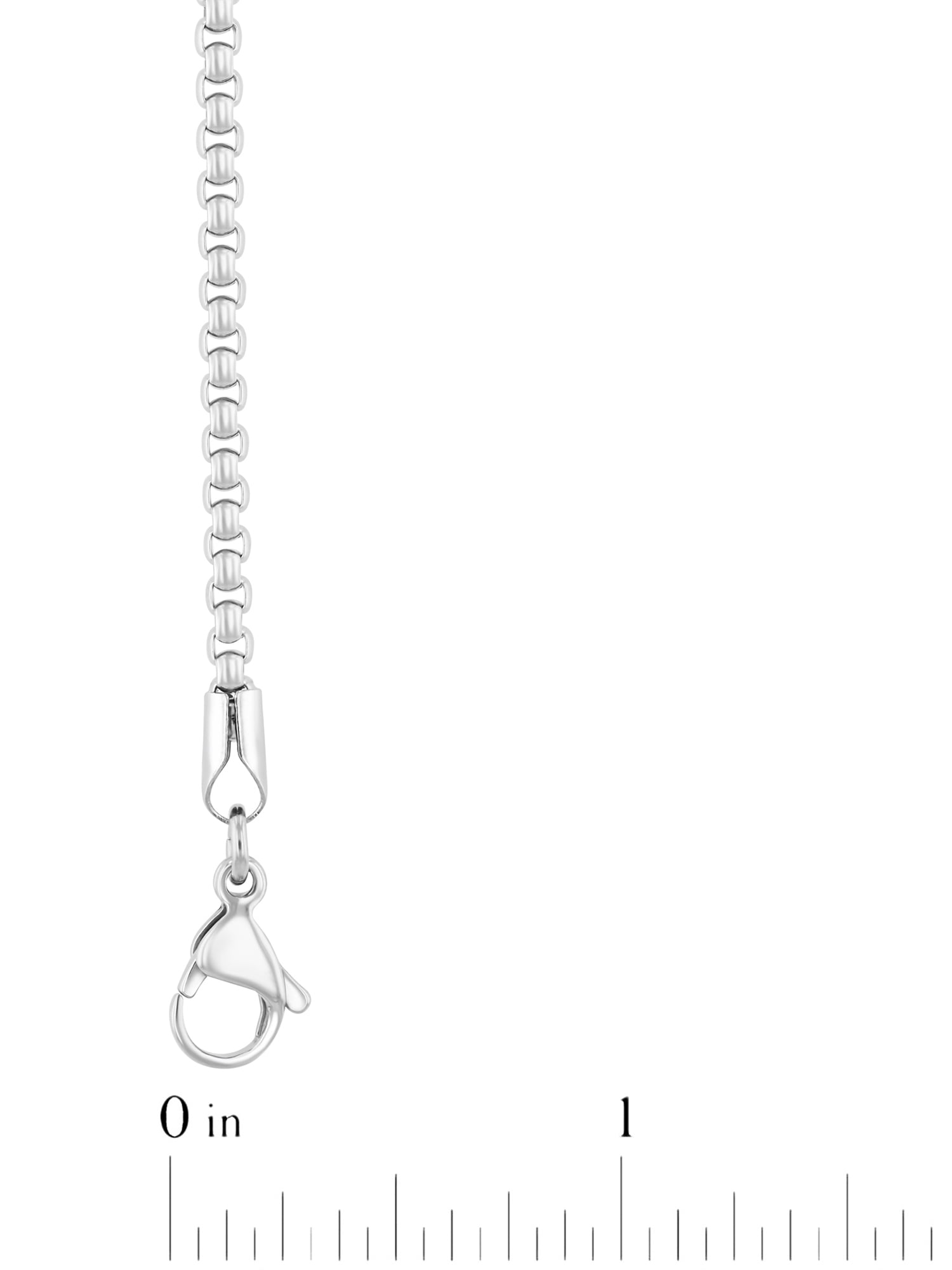 Men's Stainless Steel Set of 2 Rounded Box Chains - Believe by Brilliance - Image 2