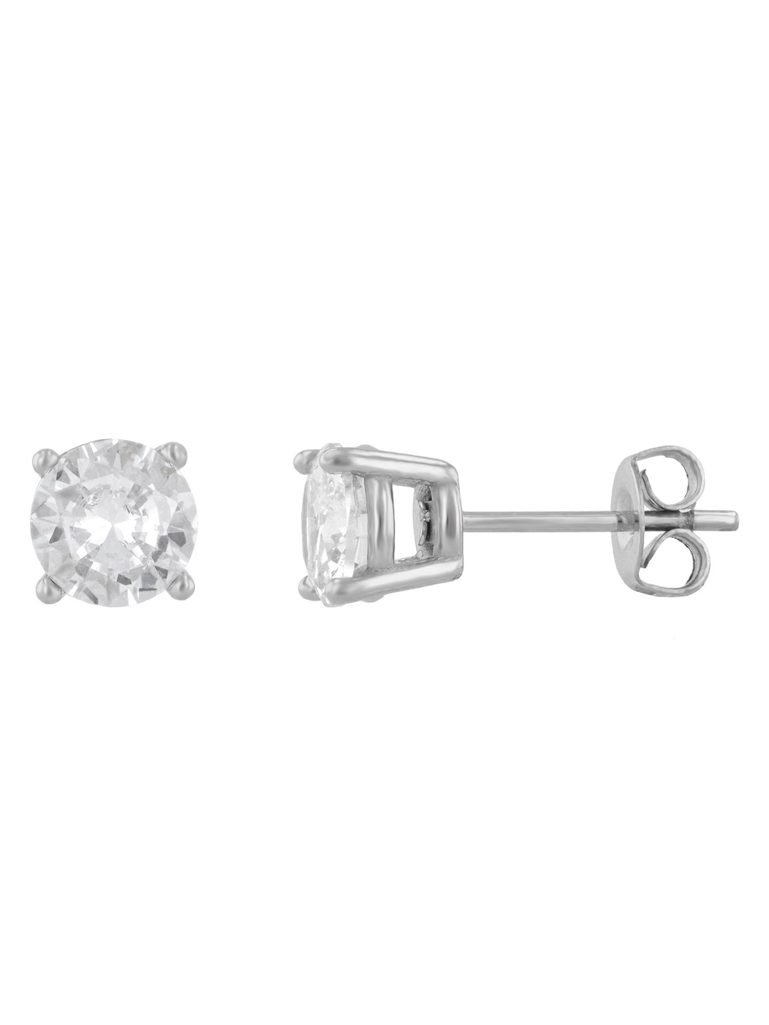 Men's Stainless Steel Set of 3 Black and White Finish Stud Earrings - Believe by Brilliance - Image 2